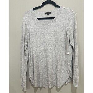 Lety & Me Stitch Fix Grey Lightweight Sweater - Large